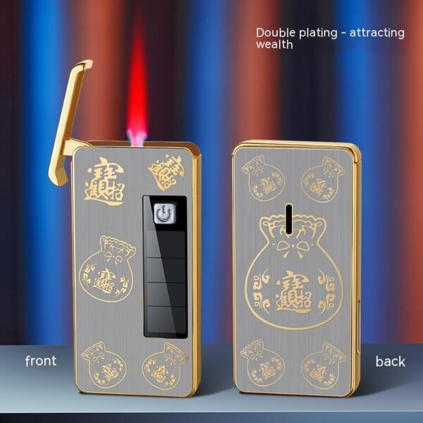 Nooriva Solar Lighter – Windproof Plasma Arc, Rechargeable Solar & USB, Metal Body, Gift Box, Black/Gold/Dragon Designs, Eco-Friendly Flameless Lighter for Camping, Outdoor Use