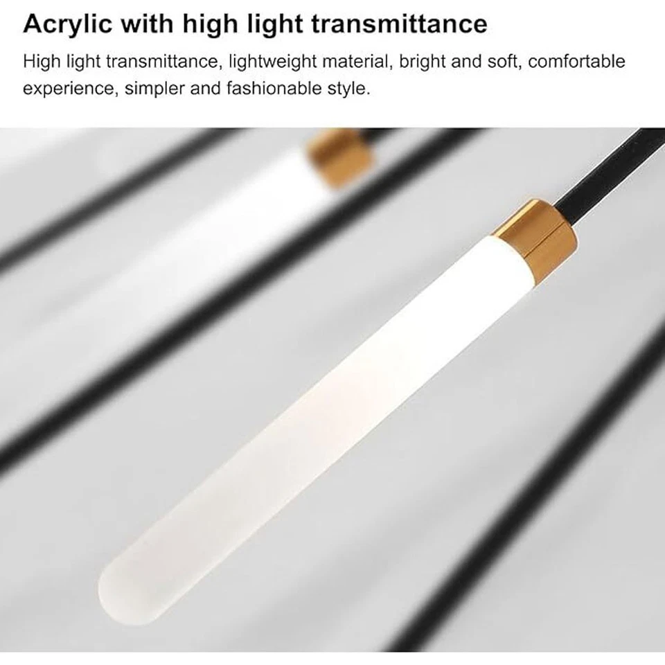 128cm Nordic LED Ceiling Light – Modern Metal Statement Ceiling Fixture