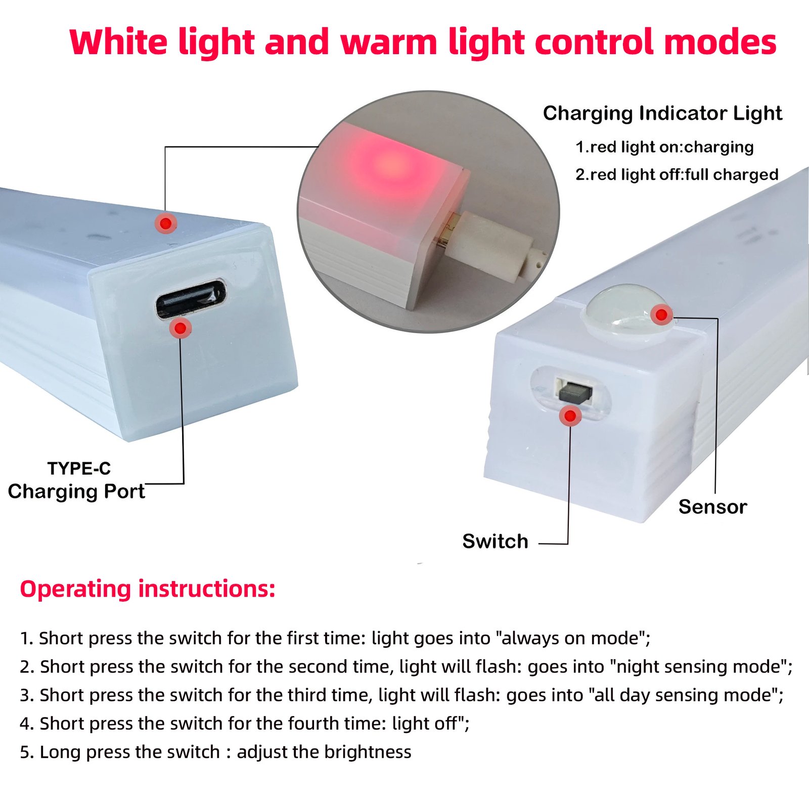 Light Decor Hub Motion Sensor Night Light – Wireless LED Cabinet Light