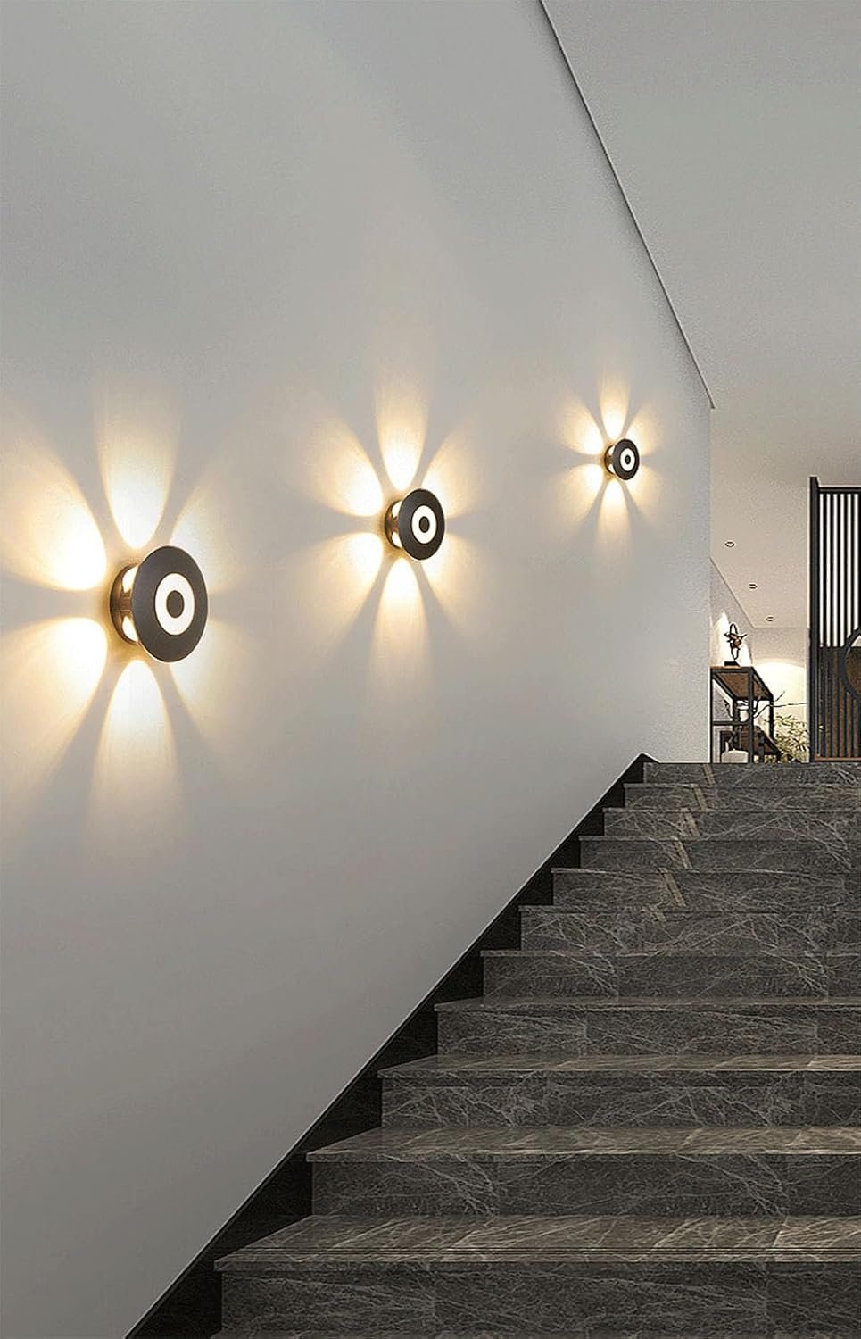 Modern Waterproof Outdoor Wall Sconce LED Wall Light 3000K/6000K
