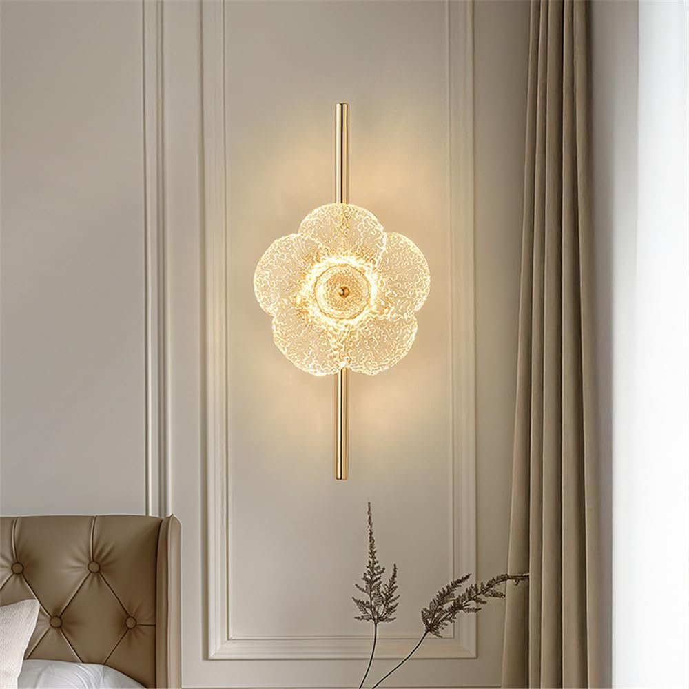 Applique Murale LED Moderne 2 Lumières en Fer Aluminium et Verre