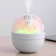 Lacidoll Humidifier 200ml Cute USB Cool Mist Humidifier with Night Light