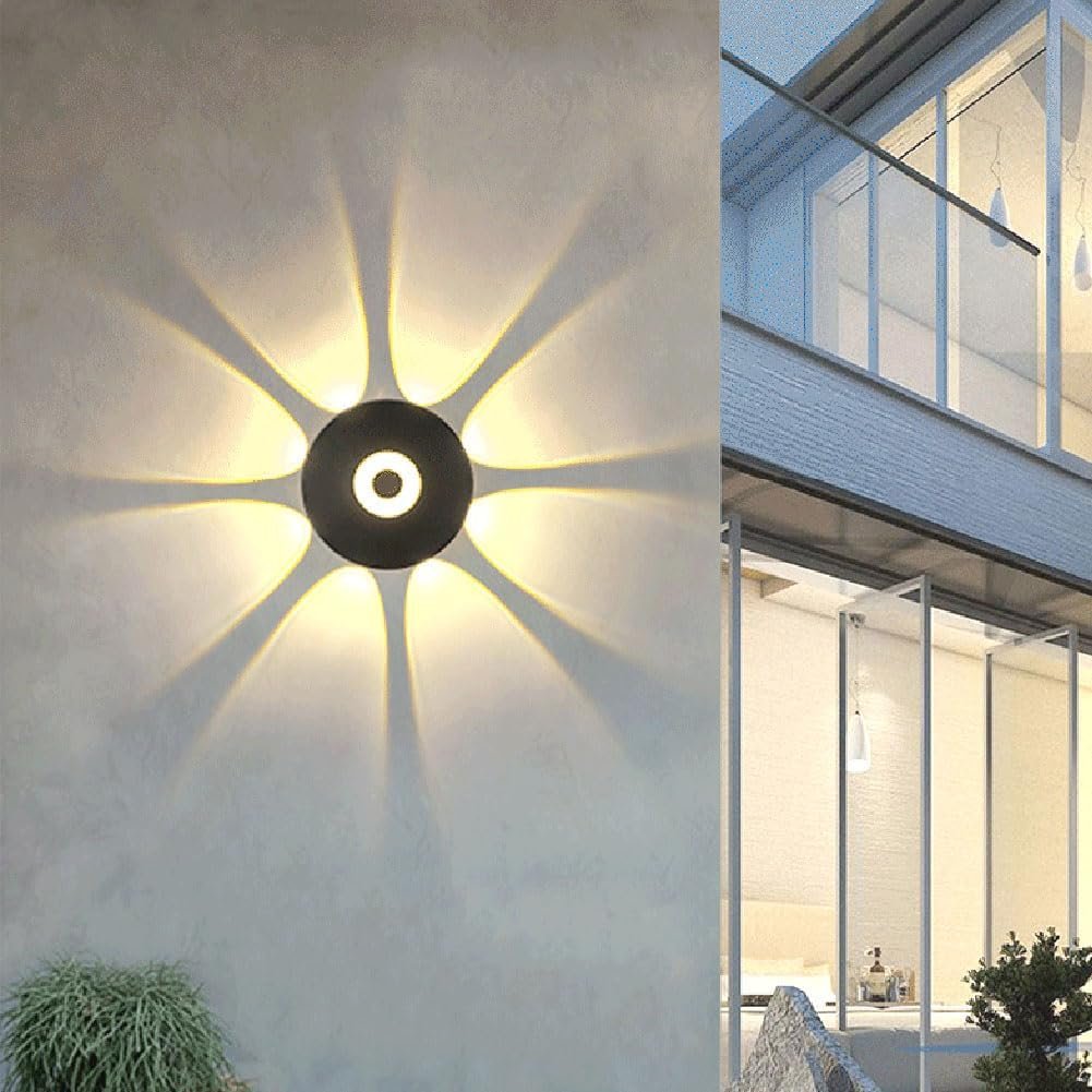 Modern Waterproof Outdoor Wall Sconce LED Wall Light 3000K/6000K